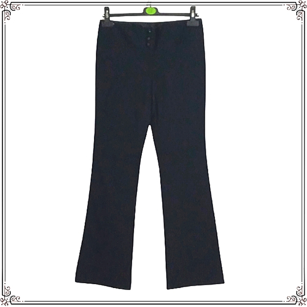 Charlotte Russe Black Wide Leg Low Rise Pants Size 4
